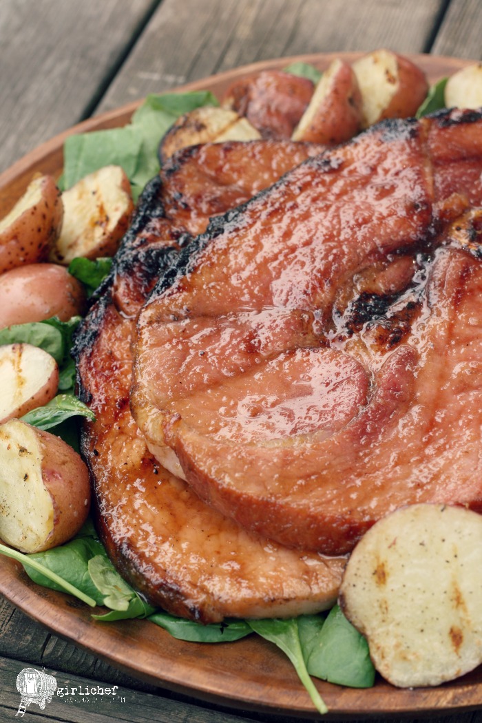 Zesty Grilled Ham Steaks