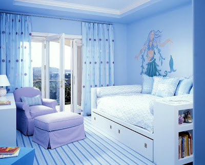 Tween Bedroom Ideas on Blue Girls Room  Rooms Designed By Steven Miller  Images From Here