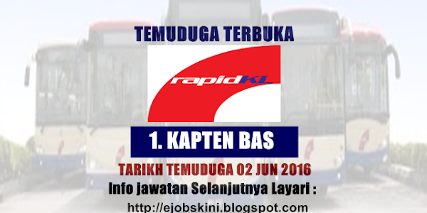 Temuduga Terbuka di Rapid KL - 02 Jun 2016