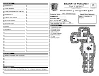 Alteration of the HackMaster Encounter Worksheet from Jolly Blackburn