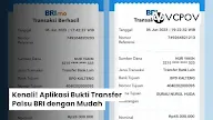 Kenali! Aplikasi Bukti Transfer Palsu BRI dengan Mudah