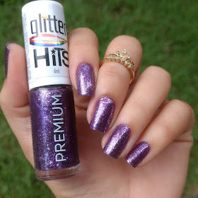 Coleção Glitter Flocado 6 Esmaltes