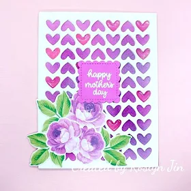 Sunny Studio Stamps: Everything's Rosy Mother's Day Customer Card by Roslyn Jin