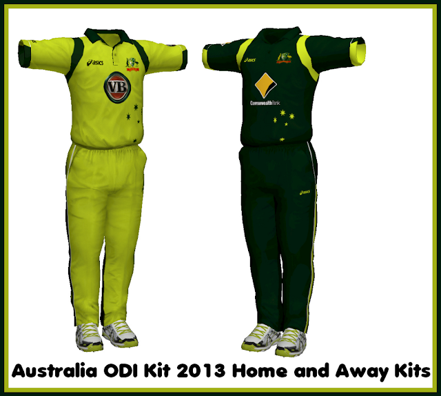 Australia odi kit 2013 for ea cricket 07