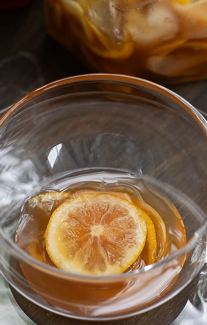 honey ginger lemon tea