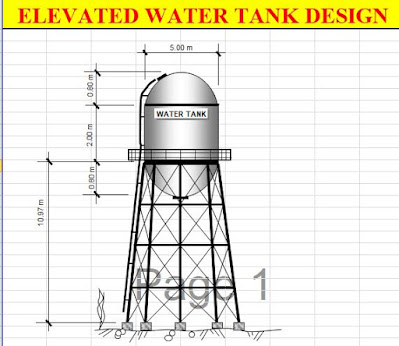 elevated water tank design