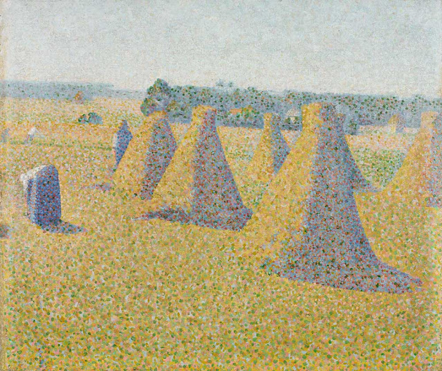 Harvest Scene by Charles Angrand