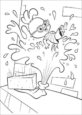 Chicken Little Coloring Pages 10