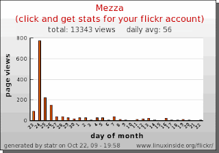 Statr for Flickr daily graph