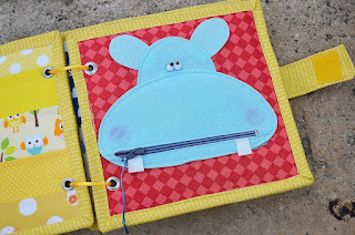 Little quiet book for Eren Handmade by TomToy Feed the Hippo