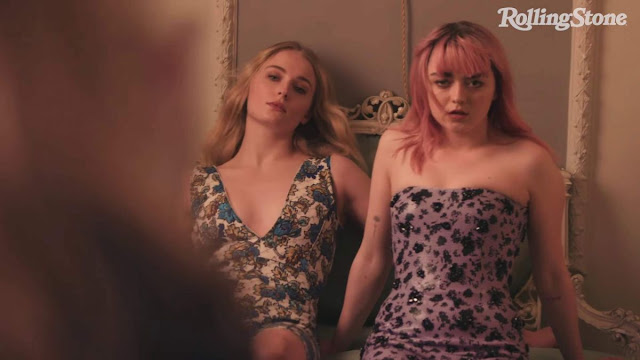 Maisie Williams and Sophie Turner in Rolling Stone Magazine April 2019
