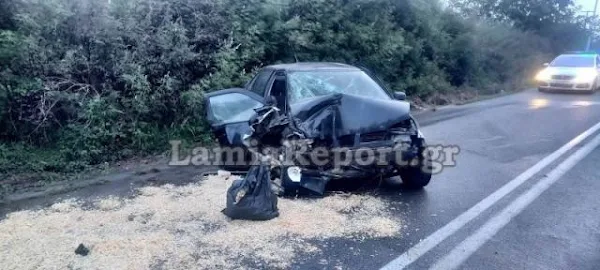 Στυλίδα: Τροχαίο με έναν τραυματία