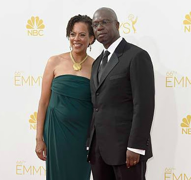 Ami Brabson with her husband in an award function