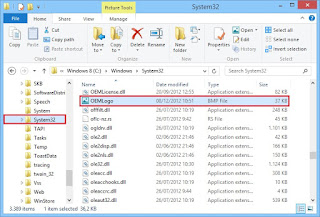 Tambahkan Logo OEM di System Windows 8