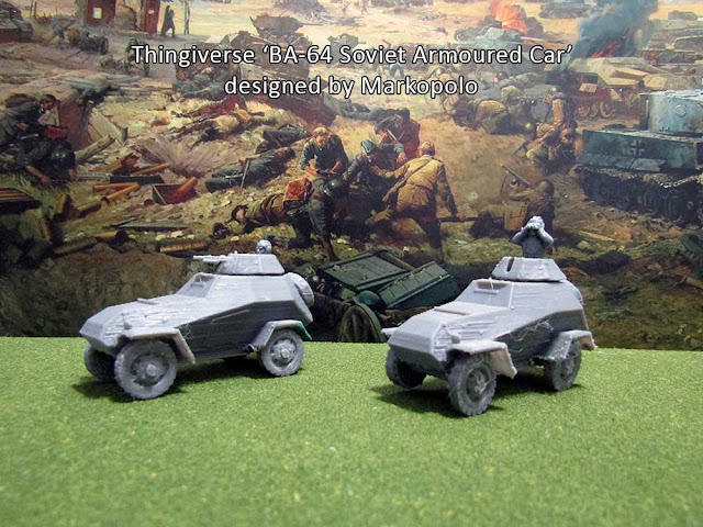 Thingiverse BA-64 Armoured Car