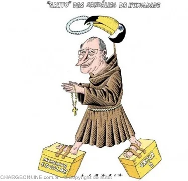 Resultado de imagem para alckmin santo odebrecht