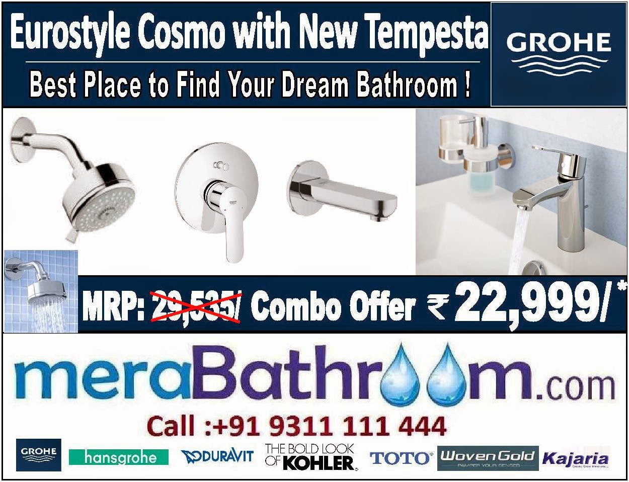  Grohe Eurostyle Cosmo with New Tempesta