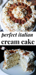 Perfect Italian Cream Cake