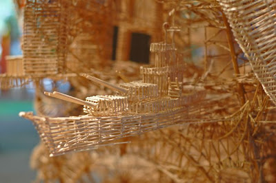 San Francisco Made of 100,000 Toothpicks Seen On lolpicturegallery.blogspot.com