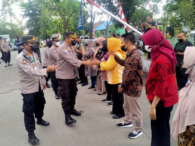 Kapolsek Rambutan AKP H Samosir,S.Pd Dampingi Tim Penilai Dit Binmas Polda Sumut