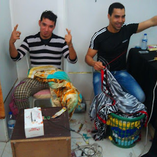 The pictures of amateur thieves Hafid posted on Tumblr