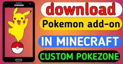 Download Pokemon add-on for minecraft in android for free-by-gkhelbhi