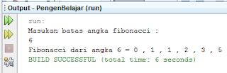 Coding Bilangan Fibonacci Dalam Bahasa Java  