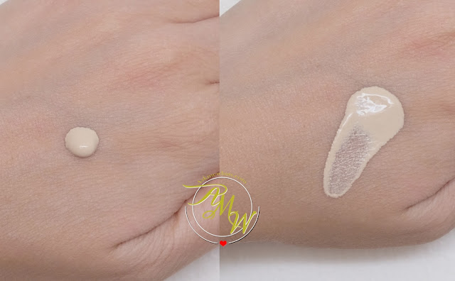 a swatch photo of Make Up For Ever Water Blend Face and Body Foundation Review by Nikki Tiu of www.askmewhats.com