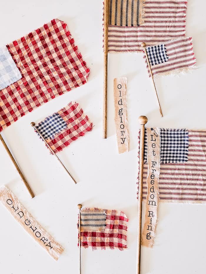 Make Your Own Fabric Flag for Fall or Any Season Now!