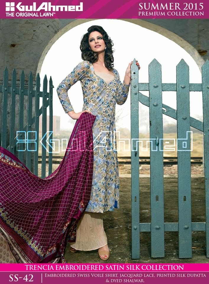 gul ahmed new dresses collection for pakistani girls