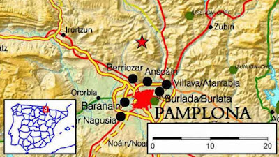 Un terremoto sacude Pamplona