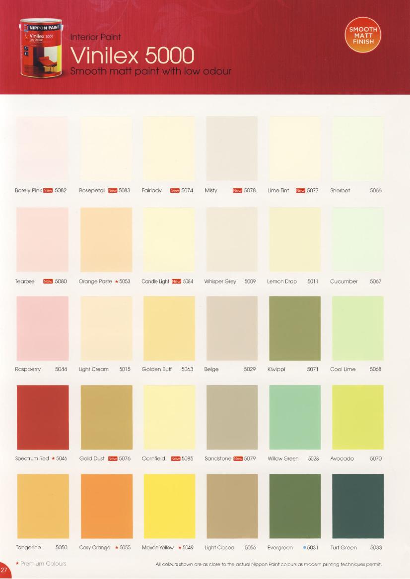 Kod Warna Cat Desainrumahid com Kod Warna Cat Desainrumahid com