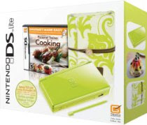 Nintendo DS Lite Limited Green with Personal Trainer: Cooking Bundle