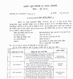 CG DISTRICT DURG DMF SANVIDA JOBS 2022 | छत्तीसगढ़ जिला दुर्ग में डीएमएफ मद से विभिन्न संविदा पदों की जॉब के लिए वेकेंसी