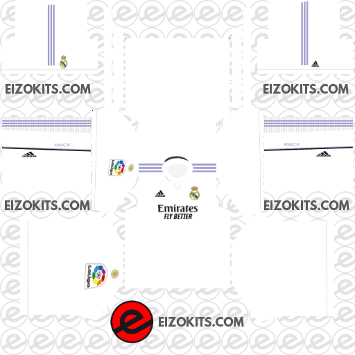 Real Madrid DLS Kits 2022-2023 Adidas - Dream League Soccer Classic Kits (Home)