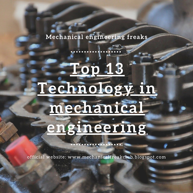 Top 13 latest technology in mechanical engineering