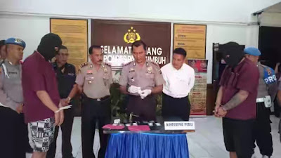 Dua Orang Tersangka Pengedar Narkoba Diamankan Tim Operasional Satnarkoba Polresta Payakumbuh