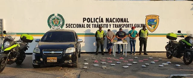 Cargamento de marihuana cayó en la vía Riohacha-Palomino