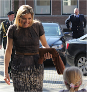 Prinses Maxima was op 23 maart 2011 bij het Academiegebouw in Utrecht.