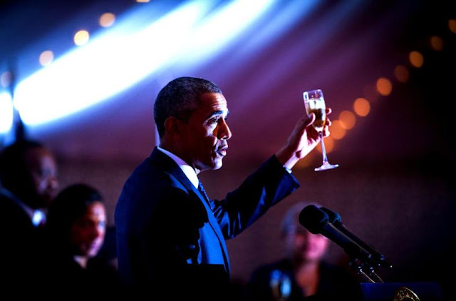 At the state dinner