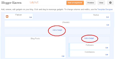 Blogger Dynamic Views Gadget for Blogspot