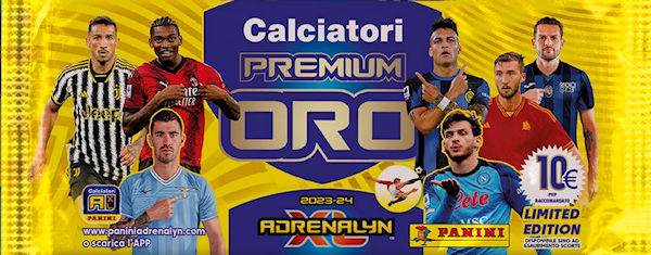 Panini Calciatori Adrenalyn XL 2023-24 - Premium ORO Pack