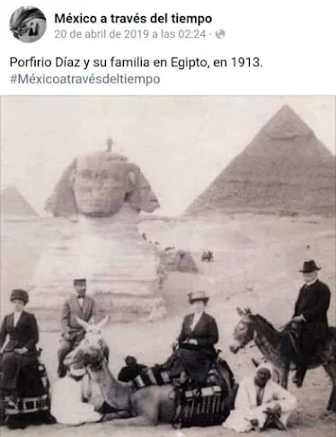 Porfirio Diaz en Egipto