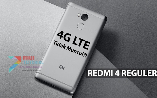 Sinyal 4G LTE Xiaomi Redmi 4 Reguler Tak Kunjung Muncul Sekalipun di Rom Miui China Stable? Ini Tutorial Cara Memperbaikinya