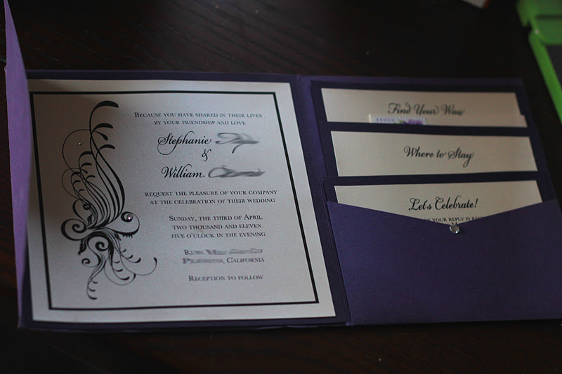 Right off the heels of her wedding I knew the Wedding Invitation Christmas