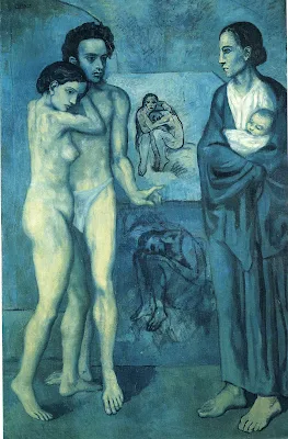 La Vie (1903), Cleveland Museum of Art painting Pablo Picasso