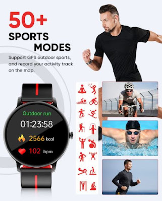 Review HYSTORM Always-on Display Fitness Tracker Smartwatch