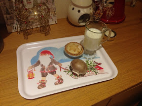 Mince Pie, Milk and Mushroom for Father Christmas