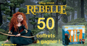 50 coffrets de parfum Disney/Pixar Rebelle à gagner