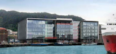 Render of new BNZ building from the south